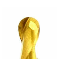 TiN HSS 2 Flute Ball Nose End Mills